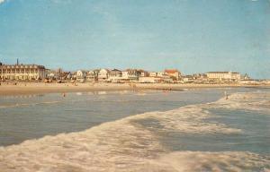 Cape May New Jersey Beachfront From Ocean Vintage Postcard K107874