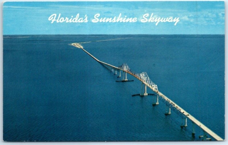 Postcard - Florida's Sunshine Skyway - St. Petersburg, Florida