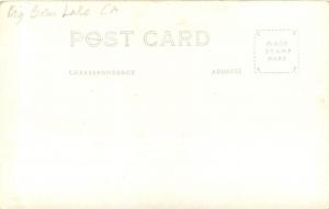 1930s RPPC Postcard North Shore Big Bear Lake CA Bruner Photo San Bernardino Mts