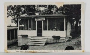 VA Harrisonburg Book Shop Massanetta Springs Conference Grounds Postcard Q13