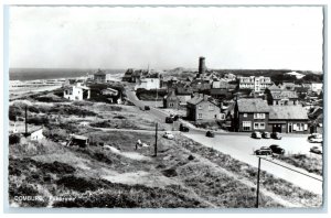 1975 Panoramic View Domburg Netherlands Posted Vintage RPPC Photo Postcard