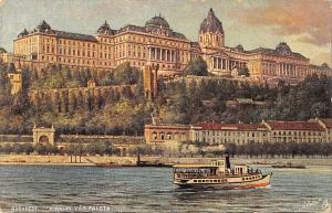 B107664 Hungary Budapest Kiralvyi var Palota Palace Boat real photo uk