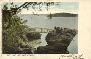 bermuda, NORWOOD, Bridge Scene (1905) Postcard