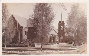 Oregon Hillsboro Trinity Lutheran Church Real Photo