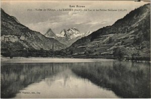 CPA the lauzet-ubaye le lauzet-lake and small seolanes (1208391) 