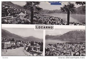 RP; 3-Views of LOCARNO, Ticino, Switzerland, PU-1960