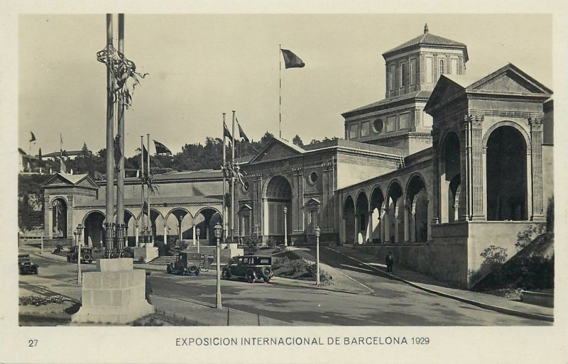 Postcard exhibitions Exposicion internacional Barcelona 1929 Graphic art palace