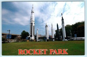 HUNTSVILLE, Alabama AL ~ ROCKET PARK Space Center 1998  ~ 4x6 Postcard*