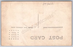 K16/ Interesting RPPC Postcard c1910 Children Horse Team Farmer Barn 537