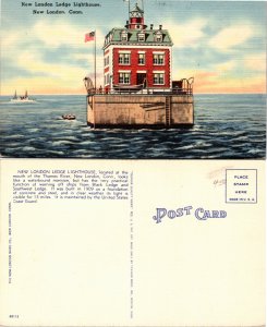 New London Ledge Lighthouse, New London, Conn. (23903