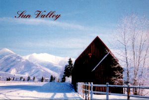 Idaho Sun Valley Resort Red Barn At Entrance