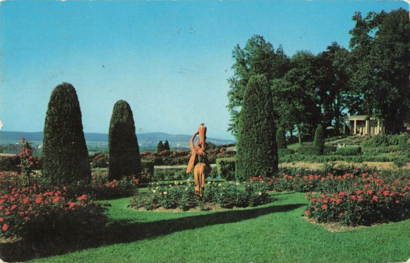 Postcard Garden Hershey Pennsylvania