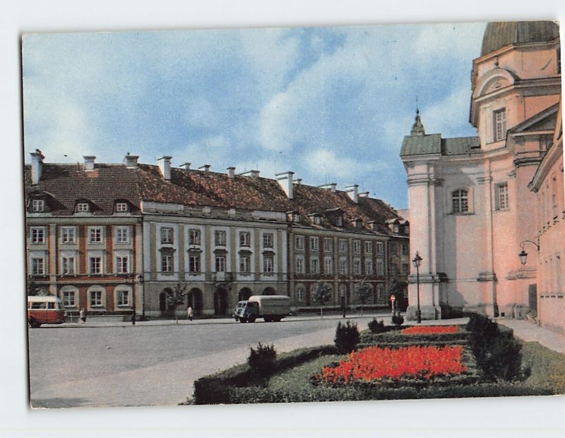 Postcard New Town Market Square, Warsaw, Poland