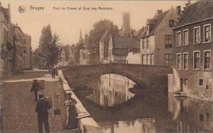 Belgium Bruges Pont du Cheval et Quai des Marbriers