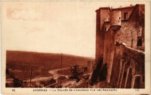 CPA AUBENAS - La Vallée de l'Ardeche Vue des Remparts (484588)