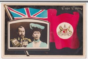 Royalty; Cape Colony Commemorative Card For Accession King George V RP PPC, 1910