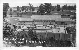 Real Photo Postcard Patient's Pool at Warm Springs Foundation, Georgia~114575
