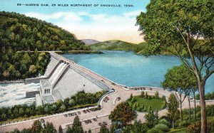 Vintage Postcard Norris Dam TVA Coal Creek & Lafollette Knoxville Tennessee TN