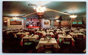 CHICAGO, Illinois IL ~ Greek Restaurant HELLAS CAFE Interior Postcard
