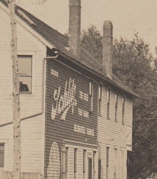 Cardiff ILLINOIS RPPC c1910 GENERAL STORE Coal Mine Camp GHOST TOWN Schlitz Beer