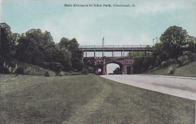 Ohio Cincinnati Main Entrance To Eden Park