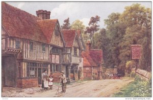 AS, Partial Street Scene (Dirt), Chiddingstone, KENT (England), UK, 1900-1910s