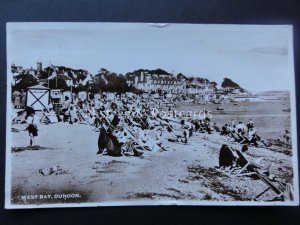 Scotland DUNOON West Bay CROWDED BEACH 1960's Postcard by M&L