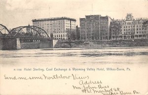Hotel Sterling, Coal Exchange & Wyoming Valley Hotel Wilkes-Barre, Pennsylvan...