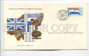 424604 SOUTH AFRICA 1977 year First Day COVER certificate w/ signature