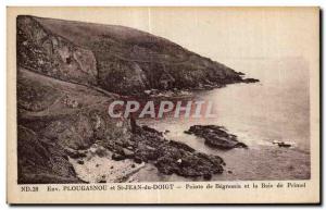 Old Postcard Plougasnou Surroundings and St John's Point Finger Begrassia and...