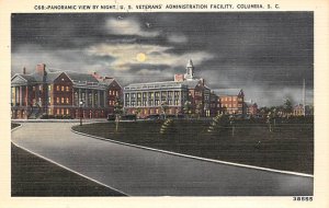 Panoramic view by night US Veterans Administration facility Columbia, South C...