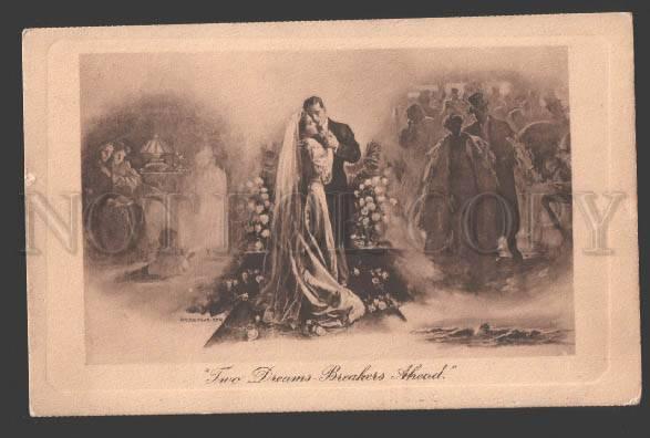 115935 Two Dreams WEDDING by BALFOUR-KER Vintage PC