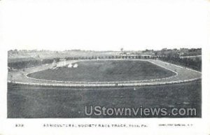 Agriculture Society Race Track - York, Pennsylvania PA  