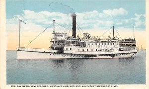 Gay Head River Steamship Marthas Vineyard & Nantucket Steamboat Line Ship 