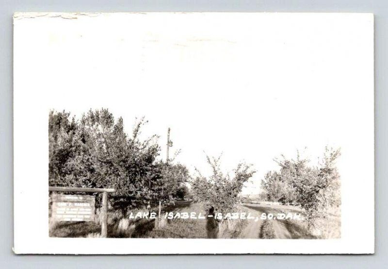 RPPC Lake Isabel, Isabel South Dakota Postcard 1970