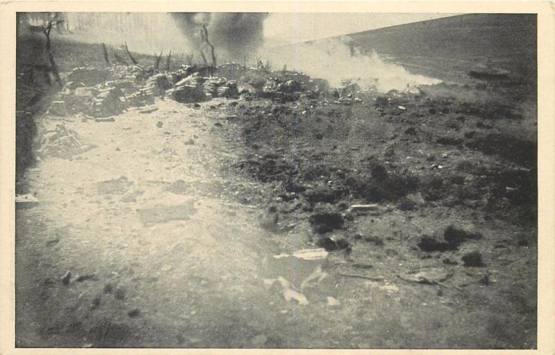 WW1 First World War atrocities burning enemy fire battlefield