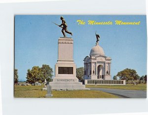 Postcard The Minnesota Monument, Gettysburg, Pennsylvania