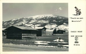 Touch-me•not Mountain, Eagle Nest New Mexico  Vintage RPPC Postcard