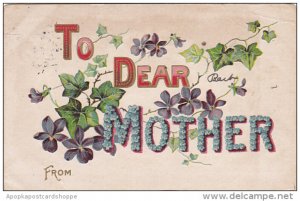 To Dear Mother 1909