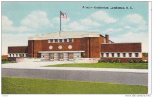 Exterior, Armory-Auditorium, Lumberton, North Carolina, PU-1946