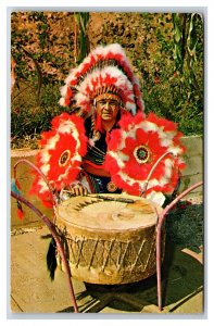 James Screamer Cherokee Indian Reservation North Carolina NC Chrome Postcard R25