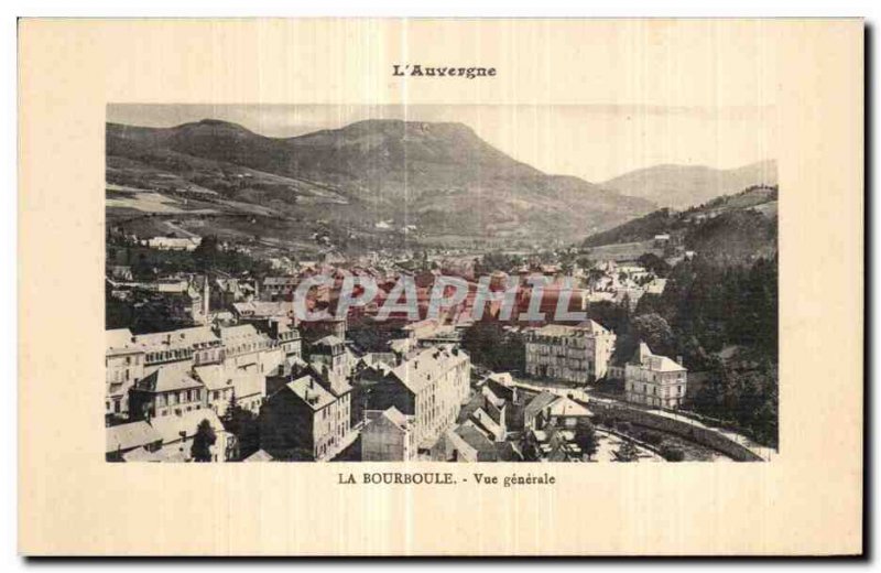 Old Postcard The Bourbule Vue Generale