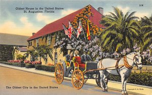 Oldest House in the US Oldest City in the United States - St Augustine, Flori...