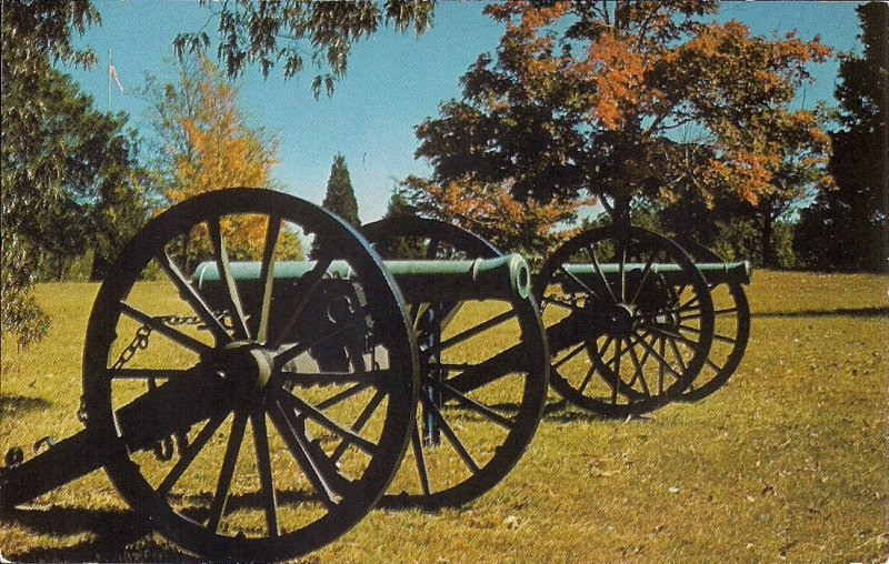 Shiloh TN, Confederate Artillery Cannon at National Military Battlefield Park