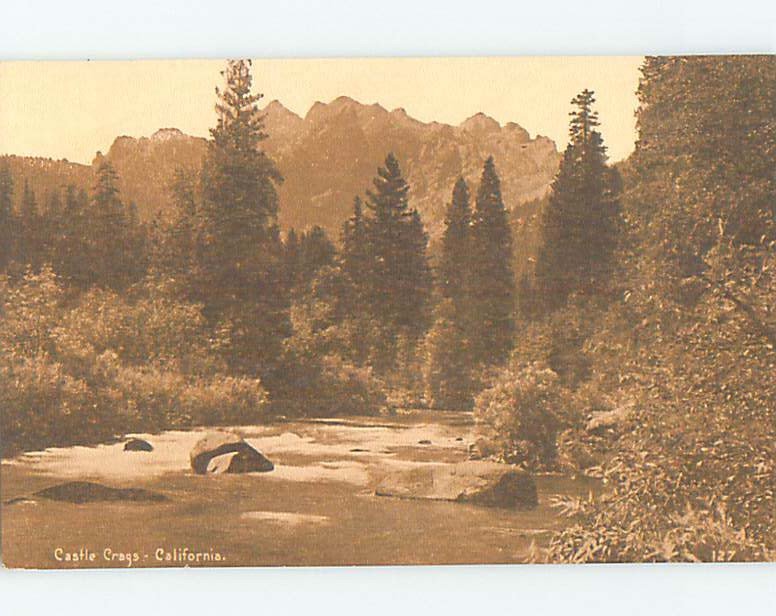 Divided-back NATURE Castle Crags State Park - Castella & Dunsmuir CA AD8263