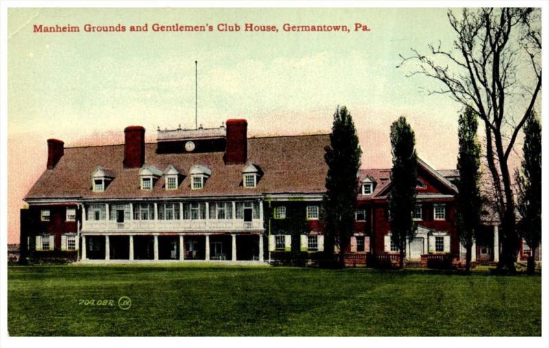 16423  PA Germantown  Gentlemen's Club House