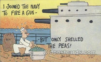 Military Comic 1942 postal used