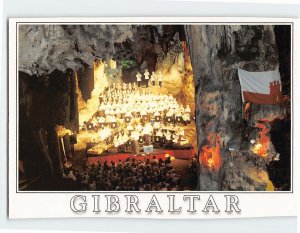 Postcard St. Michael's Cave Gibraltar