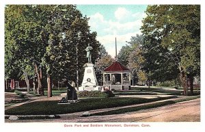 Connecticut Danielson  Davis Park , Soldiers Monument