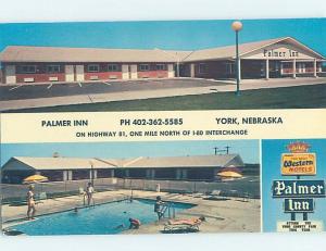 Pre-1980 INN SCENE York - Near Lincoln & Grand Island Nebraska NE G9125